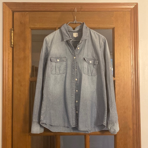 Jcrew Denim Shirt - Picture 1 of 3